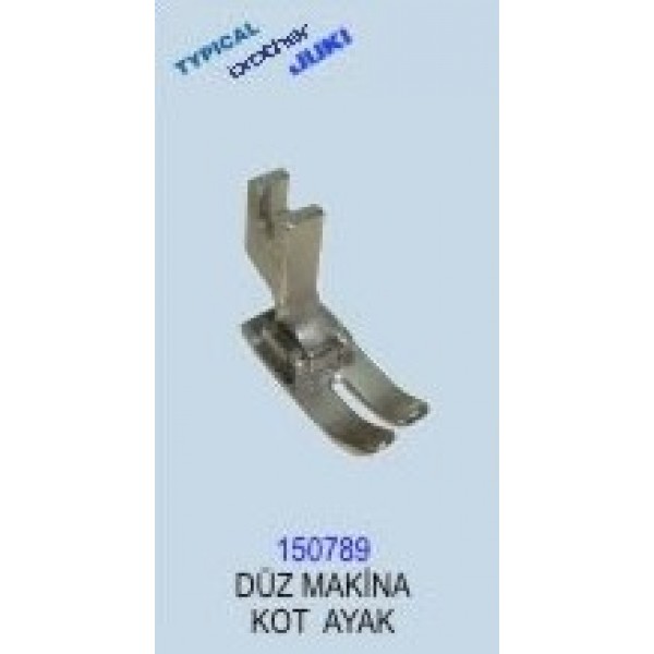 DÜZ MAKİNE TRANSPOTLU KOT AYAK/ 150789