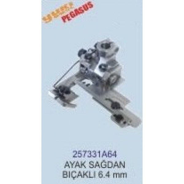 PEGASUS SAĞDAN BIÇAKLI REÇME AYAK 6,4MM/ 257331A64