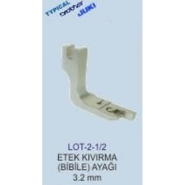 LOT-2-1/2 DÜZ MAKİNE KIVIRMA AYAK / LOT-2-1/2