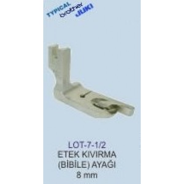 LOT-7-1/2 DÜZ MAKİNE KIVIRMA AYAK / LOT-7-1/2