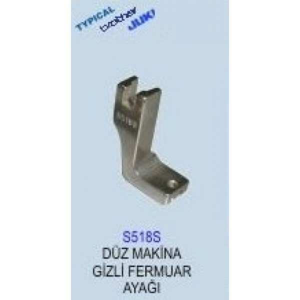 S518S DÜZ MAKİNE GİZLİ FERMUAR AYAK