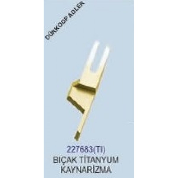 HARD STEEL
DURKOPP ADLER 697 TİTANYUM ÜST BIÇAK/ 227683(Tİ)