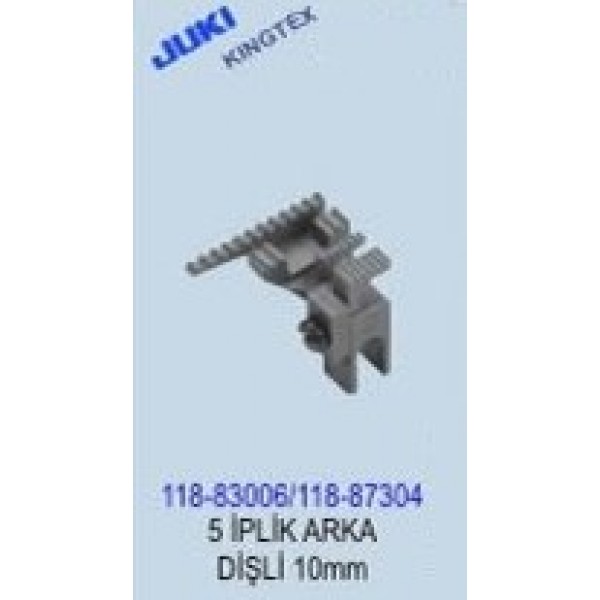 LITE 118-83006-118-87304 OVERLOK 5 İPLİK PENYE ARKA DİŞLİ KOMPLE 10 MM JUKI 
