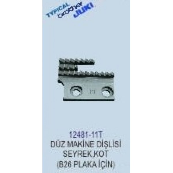 DÜZ MAK.DİŞLİSİ KOT/12481-11T