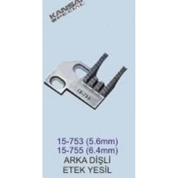 YEŞİL KANSAİ ETEK ARKA DİŞLİ / 15-753