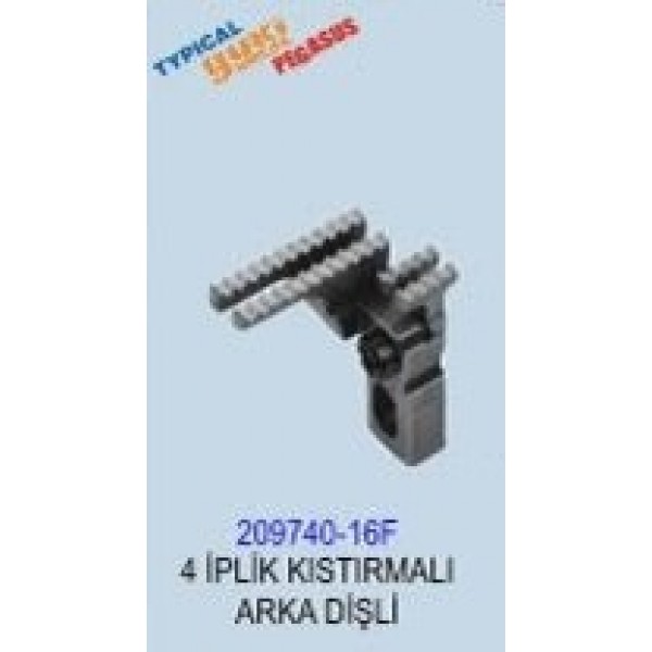 PEGASUS OVERLOK 4 İPLİK ARKA DİŞLİ / 209740-16F