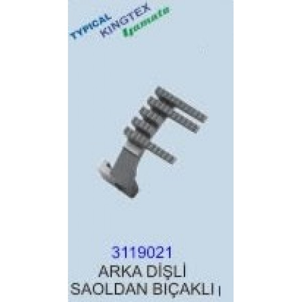 YAMATO SOLDAN BIÇAKLI ARKA DİŞLİ 5,6MM /3119021