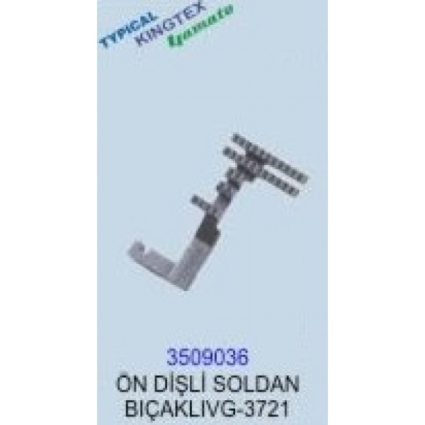 YAMATO VG-3721 SOLDAN BIÇAKLI ÖN DİŞLİ/3509036