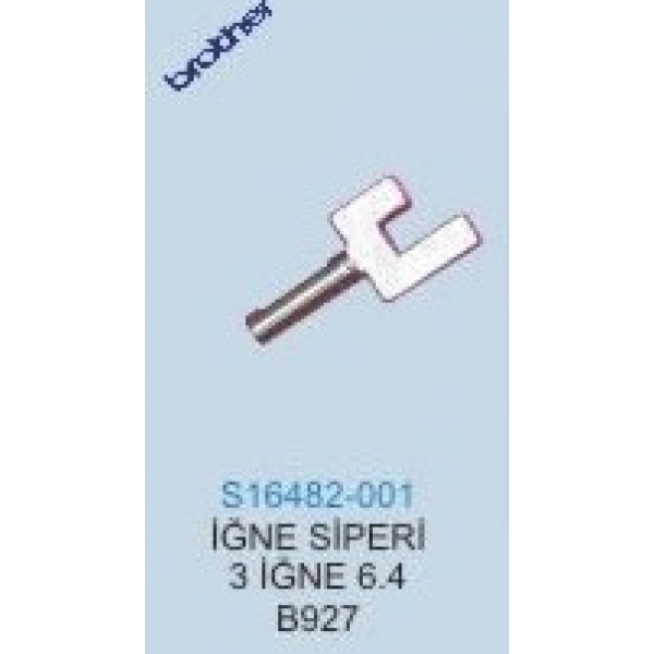 S16482-001 BROTHER İĞNE SİPERİ 3 İĞNE 6.4mm KOLLU B927-8