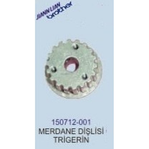 150712-001 MERDANE DİŞLİSİ TRİGİYERİN, KOLLU BROTHER